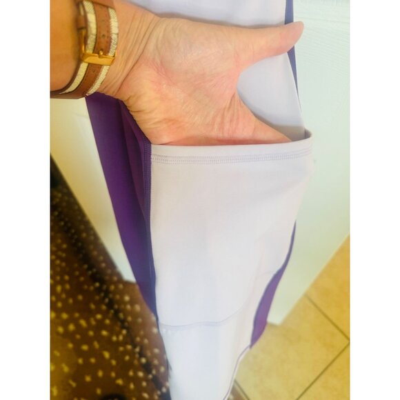 NWT Sweaty Betty Purple Racerback Power Workout Tennis Golf Skort Dress Sz 8 - Picture 5 of 11